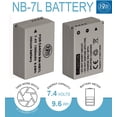 thumbnail image 2 of Replacement NB-7L y For Canon PowerShot G10 G11 G12 SX30 IS Digital Camera + More!!, 2 of 4
