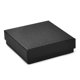 thumbnail image 1 of Square Cardboard Necklace Box Jewelry Storage Case with Velvet Sponge Inside for Necklaces Black 8.8x8.8x2.65cm, 1 of 3