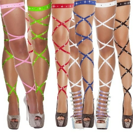 

New Women Crystal Long Socks Stocking Mesh Fishnet Black Stocking Socks Hosiery