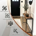 thumbnail image 4 of Industrial 33" Narrow Console Table, Sofa Table for Entryway, Living Room, Rustic Brown and Black, 4 of 6