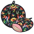 thumbnail image 1 of Bolsa térmica de 12 pulgadas, soporte aislante, apta para microondas. Usa una bolsa de tela para mantener la comida caliente. (1, negra) el calor y la humedad para mantener, 1 of 5