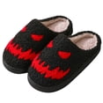 thumbnail image 1 of Pantuflas Antideslizantes Con Forro Piel para Mujer Y Hombre Algodón Halloween, 1 of 7