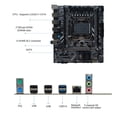 thumbnail image 3 of 4 Channel DDR4 Motherboard, 2 USB 3.0 Ports Desktop Motherboard Stable PCB 4 USB 2.0 Ports  for Gaming, 3 of 7