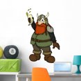 thumbnail image 1 of Viking Dwarf Drunk Viking Wall Mural by Wallmonkeys Peel and Stick Graphic (36 in H x 22 in W) WM149814, 1 of 4