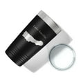 thumbnail image 5 of Lake Lucille Map Tumbler Travel Mug Insulated Laser Engraved Coffee Cup Alaska 20 oz Black, 5 of 5