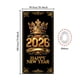 thumbnail image 3 of Tapiz de tela para puerta de Año Nuevo, 35 x 71 pulgadas, poliéster, para decoración de fiestas, para colgar en la puerta principal | Navidad, Nochevieja, aula, invierno, cumpleaños, celebración, 3 of 9