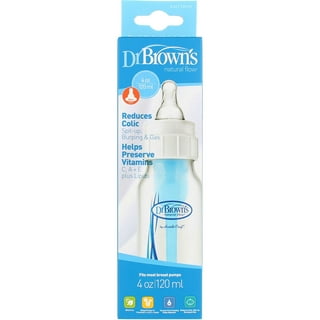 Dr. Brown's Natural Flow® - Biberones estrechos anticólicos Options+™ de 8  oz/8.5 fl oz, con boquilla de flujo lento nivel 1, paquete de 3, 0.0 ft+, biberon  dr brown 