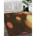thumbnail image 2 of Ahgly Company Indoor Square Patterned Blood Night Red Area Rugs, 3' Square, 2 of 6
