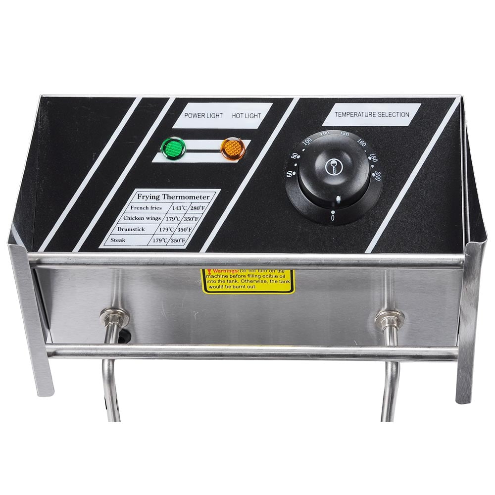 5000W Electric Deep Fryer Dual Tank Commercial Restaurant 12L