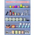 thumbnail image 6 of PayUSD Kids Play Kitchen Playset for Toddlers with Realistic Sounds and Lights 43 Pcs Pretend Play Toy Set with Simulation of Spray Kids Kitchen Toys for Boys Girls Christmas Birthday, Gray, 6 of 11