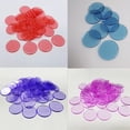 thumbnail image 4 of Chips Practical Bingo Game Cards Plastic Bingo Markers Colorful Bingo Chips Counting Discs Markers for Party Game, 4 of 6