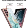 thumbnail image 5 of For Samsung Galaxy S21 FE Case Hard back Marble Pattern Slim Design Enhanced Camera and Screen Protection Girls and Women Cover, 5 of 5