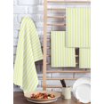 thumbnail image 2 of Yellow White Stripe Kitchen Dish Towels for Drying Dishes Set of 4, Modern Minimalist Geometric Striped Waffle Weave Microfiber Hand Tea Bathroom Towels Quick Dry & Absorbent Towel 15.7x23.6, 2 of 7