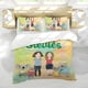 thumbnail image 5 of Pequeñín y Diminuto Conjunto de sábanas temático, trío de piezas, cómodo y amigable con la piel, diseño único, regalo de decoración para el hogar para familiares, amigos y fans,173cm *218cm, 5 of 6