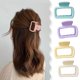 thumbnail image 1 of Pinza de pelo de plástico para niñas, color caramelo, forma geométrica, pinza para el pelo en la parte trasera, estilo cangrejo, pequeña horquilla, accesorio para el cabello, 1 of 8