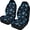 Blue Star Butterfly Print, variant on Odenmar Hunting Camo Print Car Seat Covers Front Seats Only Set of 2 Universal High Back Mesh Fabric Seat Covers for Cars SUVs Sedans and Vans