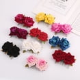 thumbnail image 4 of Namzi 2 Pack Rose Flower Hair Combs, Women Wedding Hair Accessories, Flamenco Dancer (Pink Purple), 4 of 4