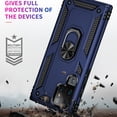 thumbnail image 2 of Allytechgroup Case for Samsung Galaxy A36 5G, Military Grade Protection Shockproof Cover with Metal Rotatable Ring Stand, Magnetic Car Mount Holder Case for Samsung Galaxy A36 5G, Blue, 2 of 6