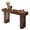 Brown, variant on JIOABL 63" Farmhouse Console Table, Narrow Sofa Table Behind Couch, Wooden Entryway Accent Table, for Foyer, Hallway & Living Room, Natural  Wood