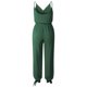 thumbnail image 3 of Gibobby Monos de Moda Mono sin mangas de cintura alta de color sólido de moda casual para mujer(Verde， L), 3 of 5