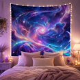 thumbnail image 2 of Cosmic Nebula in a Swirling Vortex, Ethereal Mystical Celestial Style for Space Lovers, Cosmic Wall Art Housewarming Gift, Tapestry Wall Hanging for Living Room and Dorm, 2 of 6
