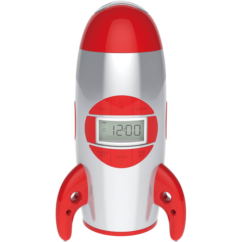 Rocket Ship Projection Alarm Clock