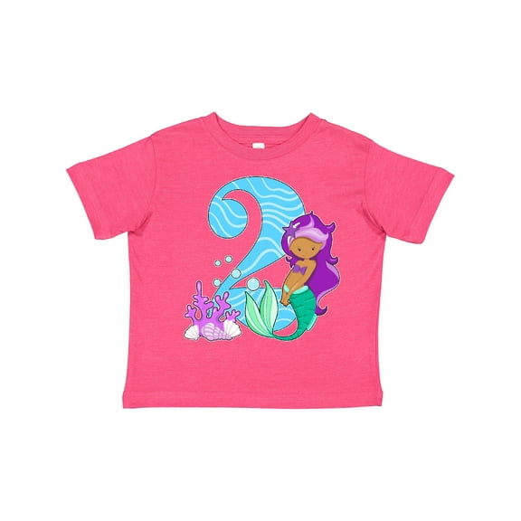 Inktastic Second Birthday Mermaid Girls Toddler T-Shirt