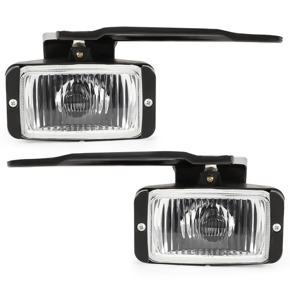 WaiRitoday Fog Lights Compatible With 1988-1999 2000 Chevrolet C1500 C2500 K1500 K2500 Halogen Chrome