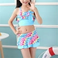 thumbnail image 4 of HIPYLO Cute Two Piece Swimsuits for Teen Girls Bikinis for Teens Clothes for Boys 8-10 Toddler Swim Suit Girl 2t Boys Swimsuit Toddler Long Sleeve Rash Guard Long Swimsuit 4t Long Swimsuit Girls, 4 of 4