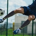 thumbnail image 1 of Manga de compresión para pantorrillas, soporte para piernas, protectores de pantorrillas, calcetines de compresión sin pies para fútbol y baloncesto, 1 of 9