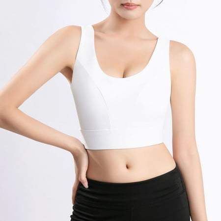 

Levmjia Women s Bras Plus Size Clearance Women s Sports Yoga Bra Shockproof Fitness High Strength Big U Back Yoga Vest