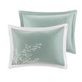 thumbnail image 4 of Gracie Mills Douglass Coral Comforter Set Aqua 100% Cotton GRACE-491 Twin Size, 4 of 5