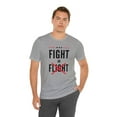 thumbnail image 4 of DJH Apparel | Fight or Flight Motivational Unisex Sports Tshirts, 4 of 6