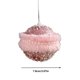 thumbnail image 3 of Adorno para el Baile de Navidad | Esfera rosa de la espuma | Decoración navideña ligera y duradera | Cubo de 7,8 cm | Bucle colgante incluido | Paquete individual para el envoltorio de regalo de, 3 of 6
