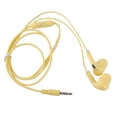 thumbnail image 4 of BIMZUC Wired Sport Earphone 3.5mm Universal HiFi Music Bass Earbud Headphone with Microphone, In-Ear 3.3ft Corded Gaming and Casual Listening Audio Earplug Style for Smartphone & PC, Yellow, 4 of 9