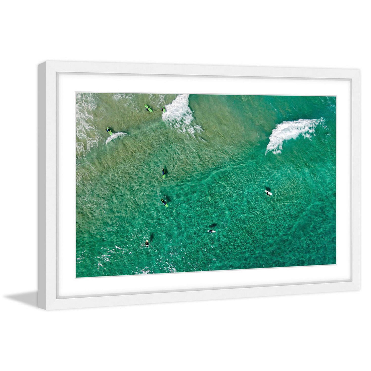 Marmont Hill "Paddling Out" by Karolis Janulis Framed Painting Print