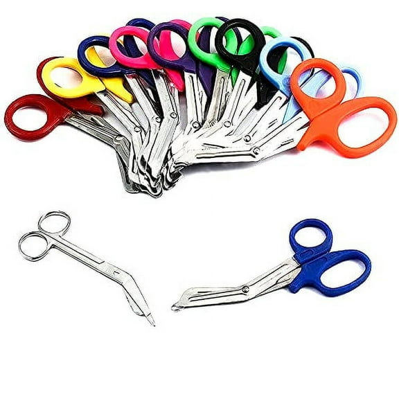 11 pcs Heavy Duty EMT Trauma Shears - Assorted Rainbow Colors, Ideal for EMS, Nurse, Medic, and Firefighter | Strong Enough to Cut A Penny in Half
