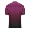 thumbnail image 4 of TNDBKQWR Short Sleeve Dress Shirts Wrinkle Hot Pink Shirt Mens Crew Neck T Shirts Short Sleeve Dresses V Neck Undershirts for Men Pink Shirt for Men, 4 of 6