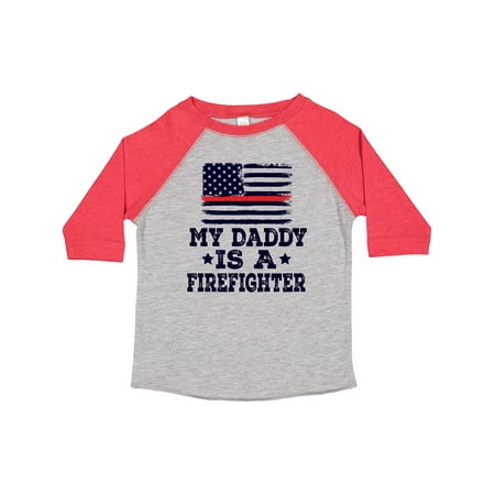 

Inktastic Fireman Daddy is a Firefighter Gift Toddler Boy or Toddler Girl T-Shirt