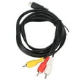thumbnail image 4 of Cable Compuesto de Video de Sonido, Señal Estable de Níquel Chapado A Macho Mini Din 9 Pin A 3 Tracción de Cable Para Monitor de Televisis, 4 of 7