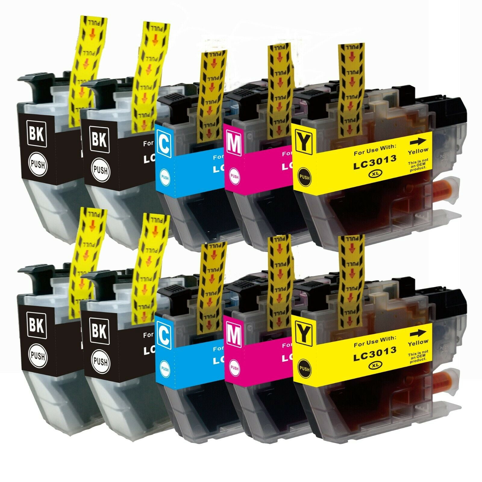 10 Pack (2Set+2K) Compatible Ink for Brother LC3013XL (4BK 2C 2M 2Y