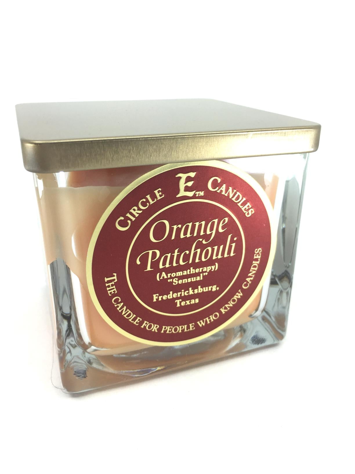 Circle E Orange Patchouli Scented Jar Candle Size 22oz 110 Hour