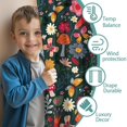 thumbnail image 3 of Blackout Kids Curtains,Pioneer Flower Floral Print Pattern Childrens Insulated Curtains Set Of 2,Bedroom Essentials,Toddler Room Decor 42"x54", 3 of 5