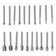 thumbnail image 1 of Juego de 20 limas rotativas de acero de alta velocidad para carpintería y tareas de pulido de bricolaje, 1 of 8