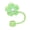 Green, variant on sunsanly Silicone Flower Straw Cap 10mm Diameter Cute Straw Topper Dust-Proof Drinking Straw Covers Cap Reusable Straw Tips Lids Gift for Party Decor