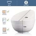 thumbnail image 2 of Wheat Straw Bowls Set of 6, 60oz (1774ml) Large Unbreakable Cereal Soup Bowls, Microwave Dishwasher Safe BPA-Free, Big Serving Bowls for Oatmeal Salad Camping Party, 2 of 10