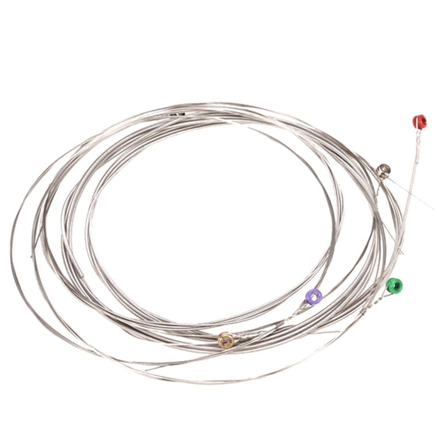 Conjunto de 6 Piezas de de material acero Plateado para Reemplazo de Eléctricas CUTICAT Set de 6 Cuerdas de Acero para Guitarra Eléctrica