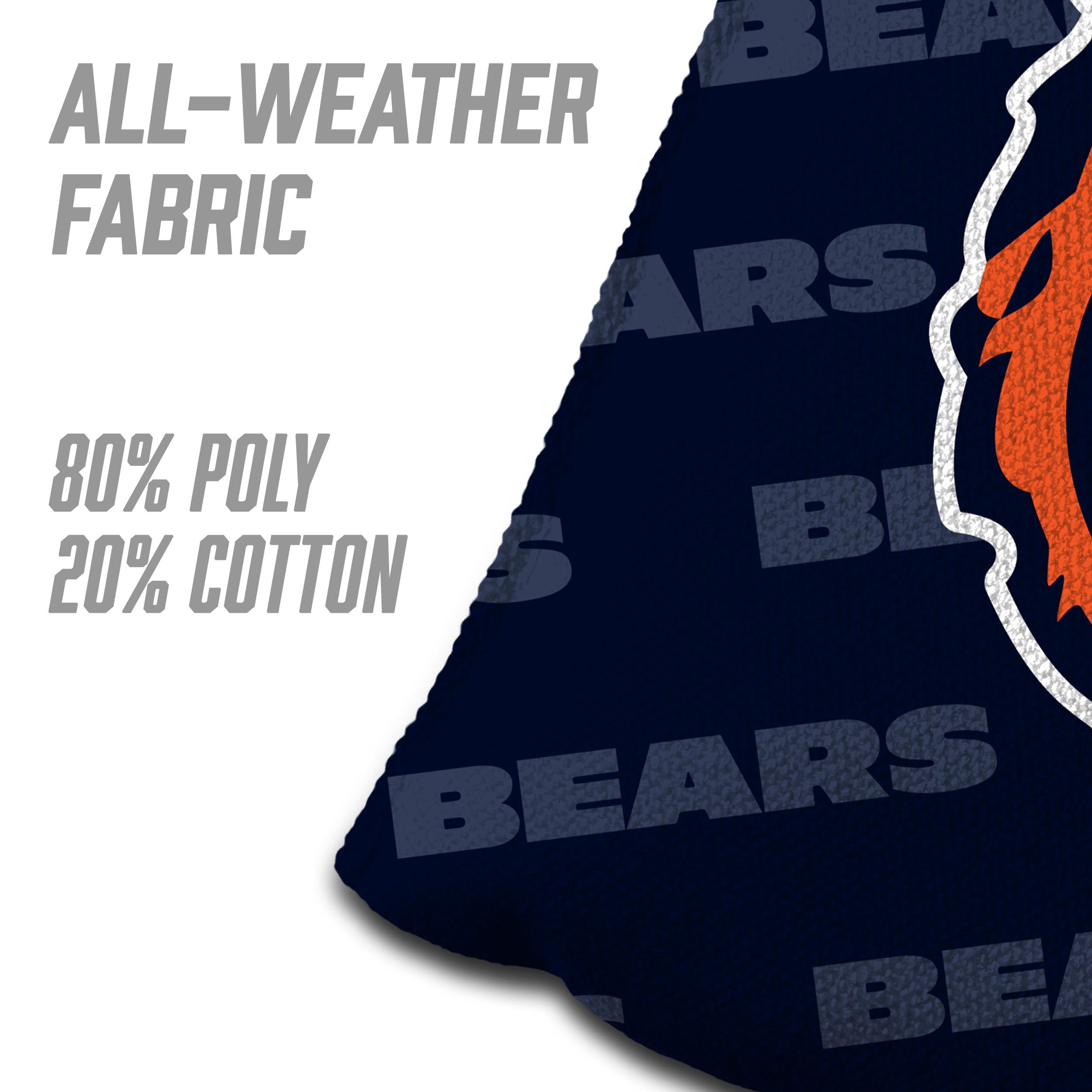 NFL Chicago Bears Cornhole Bags - 4PK - Blue