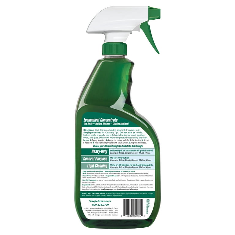 Simple Green 32 oz. Dilution Spray Bottle (Case of 3)