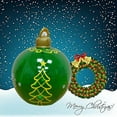 thumbnail image 5 of SDJMa Light Up PVC Inflatable Christmas Ball 23.6" Remote Inflatable Christmas Ball Glowing in The Dark Large Inflatable Decorated Ball for Christmas Yard Decoration,Indoor Outdoor Lawn Decor, 5 of 9